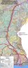 Схема размещения трассы автомобильной и железной дорог "Адлер-Красная Поляна" (согласно Генплану г.Сочи) [850Kb]