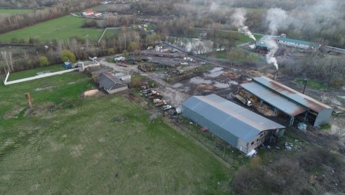 Завод по производству древесного угля СПК "Новатор" под Горячим Ключом
