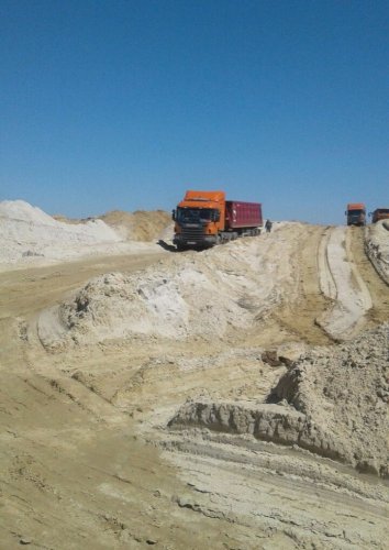 Карьер по добыче песка возле хутора Никитинский (Крымский район)
