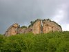 Скала Крепость со стороны верховьев реки Тхач