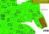 Схема наложения земельного участка 23:47:0118024:869 на земли лесного фонда Новороссийского лесничества в районе п.Мысхако